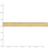 Black Bow Jewelry 6.5mm, 14k Yellow Gold, Solid Herringbone Chain Bracelet - 4 of 4