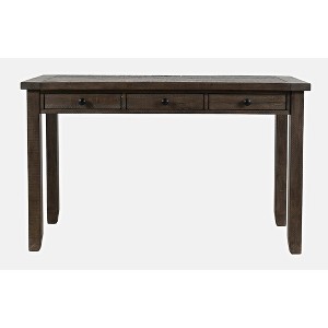 Jofran,Madison County Rustic Reclaimed Solid Wood Farmhouse USB Charging Desk - 1 of 4
