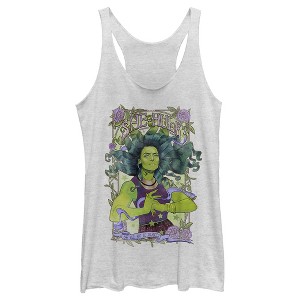 Women's Marvel She-Hulk Won't Be Silenced Racerback Tank Top - 1 of 3