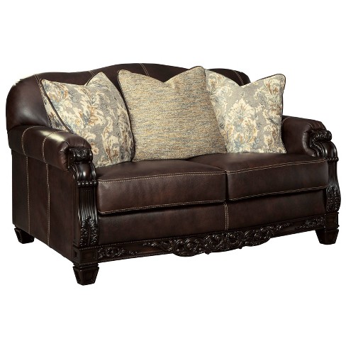 Embrook Loveseat Chocolate Brown Signature Design By Ashley