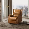 Paulina Genuine Leather Power Recliner with Wingback Design Set of 2|ARTFUL LIVING DESIGNS - 2 of 4