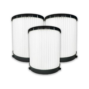 Nispira DC500 HEPA Vacuum Filter for DeWalt Cordless and Corded DC5001H 3 Pack - 1 of 4