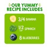HappyTot Super Bellies Organic Bananas Spinach & Blueberries Baby Food Pouch - 4oz - 3 of 4