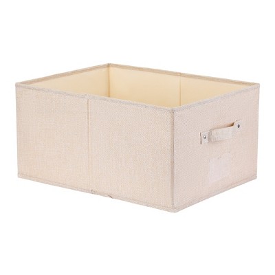 Unique Bargains Fabric Foldable Closet Storage Bins with Handles