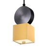 CWI Lighting Saleen LED Mini Pendant With Sun Gold & Black Finish - 2 of 4