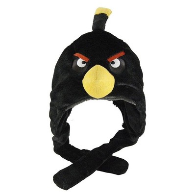 Commonwealth Toys Angry Birds Plush Hat: Black Bird