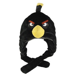 Commonwealth Toys Angry Birds Plush Hat: Black Bird - 1 of 4