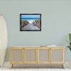 Stupell Industries Beach Pathway and Bicycle Floating Frame Canvas Art, Black, 31" x 25" - 3 of 4