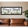 HomeRoots Merry and Bright Black Framed Print Wall Art - 2 of 4