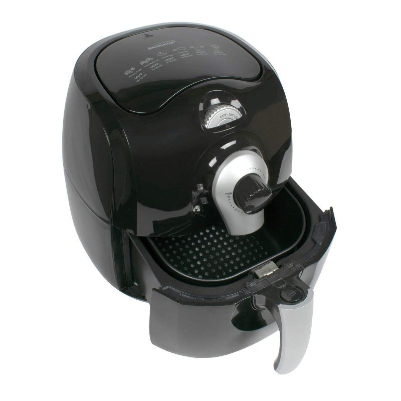 Brentwood 3.7 Quart Electric Air Fryer in Black with Timer and Temperature Control, 4 of 5