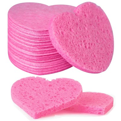 50-Count Facial Sponges Compressed Professional Cosmetic Spa Sponges for Face Cleansing, Exfoliating Mask