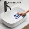 Hrinhom 17.9"W Bathroom Vanity Sink,Modern Ceramic Wash Basin Without Faucet - 2 of 4