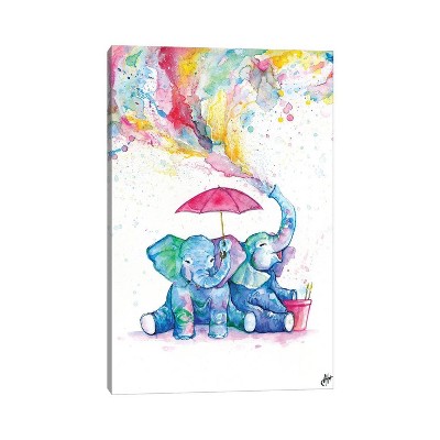 iCanvas Double Trouble by Marc Allante Canvas Print Wall Art
