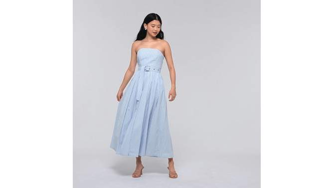 Women's Belted Midi Bandeau Dress - A New Day™, 2 of 10, play video