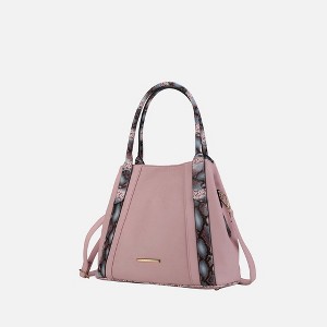 MKF Collection Kenna Snake embossed Vegan Leather Women’s Tote Handbag by Mia K - 1 of 4