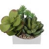 NicBex Artificial Succulent Plant 2PC, 7" H Fake Plants in Pots, Tabletop Faux Plants Indoor for Living Room/Office/Windowsill Decor - 3 of 4