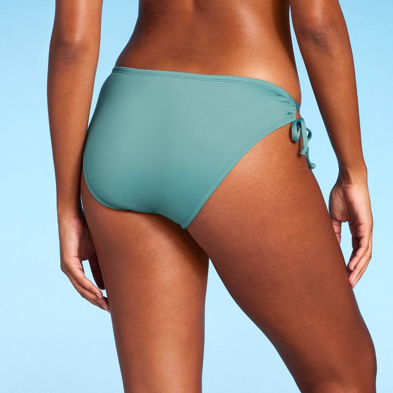 Women's Side-Tie Medium Coverage Hipster Bikini Bottom - Shade & Shore™, 6 of 7