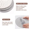Itopfox 6-Piece Heat Resistant Trivets for Hot Dishes, Pots and Pans, Cotton Hot Pads for Kitchen Countertops and Tables, Farmhouse Decor Essentials - 3 of 4
