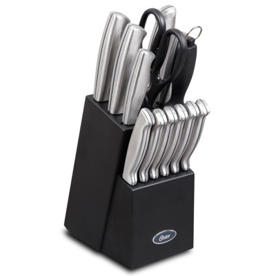 Oster Baldwyn 14 Piece Stainless Steel Cutlery Block Set