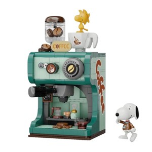 その他 SNOOPY Pantasy Peanuts Snoopy Retro Coffee Maker Building Block Set - 280