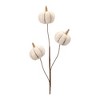 HomeRoots Six Cream Cream Fall Mini Pumpkins Wreath Sprays - 4 of 4