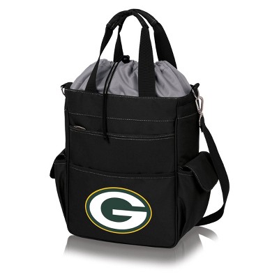 Green Bay Packers Activo Cooler Tote by Picnic Time Black - 11.09qt