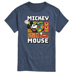 Men's - Disney - Mickey Wave Form Short Sleeve Graphic T-Shirt - 1 of 4