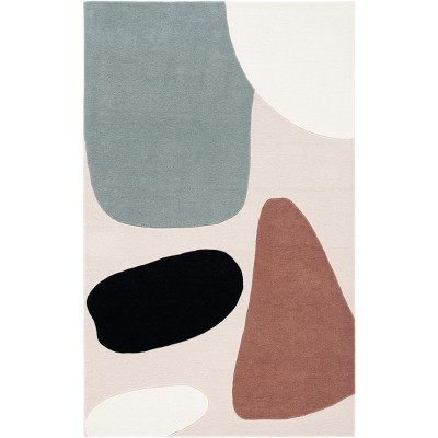 Fifth Avenue Ftv119 Hand Tufted Area Rug - Beige/black - 5'x8 ...