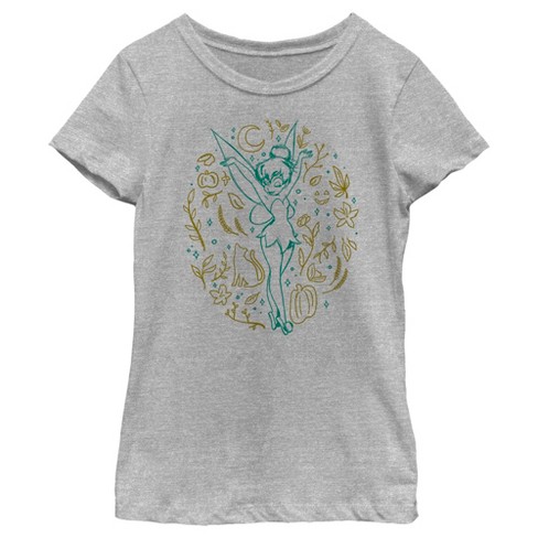 Tinker Bell White Mint Green Disney Unisex Cartoon Graphic Casual