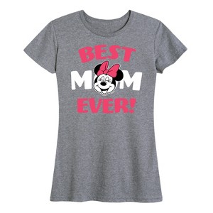 Women's - Disney - Minnie Mouse Best Mom Ever Short Sleeve Graphic T-Shirt - 1 of 4