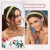 Unique Bargains Women's Anti Slip Fashion Pastoral Stripe Headbands 0.87" Wide 2 Pcs - 2 of 4