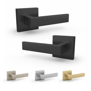 Mega Handles Robell Entry Door Handle (1 Pack), Keyed Lock, Polished ...