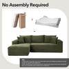 108'' Modular Sectional Sofa,Comfy Cloud Couch with L Shaped Chaise,Modern Deep Seat Boneless Couch for Living Room,3 Seater,No Assembly Required - 3 of 4
