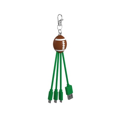 GEMS Novelty 3-in-1 Keychain Charging Cable