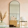 Dovelina Metal Framed Arched Full Length Mirror Large Wall Mirror Floor Standing Mirror - 2 of 4