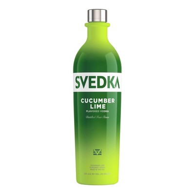 SVEDKA Cucumber Lime Flavored Vodka - 750ml Bottle