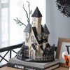 NAYSAYE Party Decoration and Accessories Haunted House Figurine for Halloween Tabletop and Home Decor, Beige and Black, 10"*8.3"*13.5" - 3 of 4