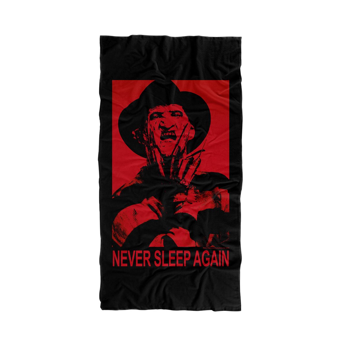 Nightmare On Elm Street Never Sleep Again 30" x 60" Beach Towel