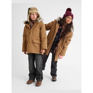 The Children's Place Boys Long Sleeve Midweight Microfleece Lined Utility Parka Jacket - 1 of 4