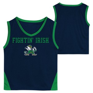 NCAA Notre Dame Fighting Irish Boys' Sleeveless Basketball Jersey - 1 of 3