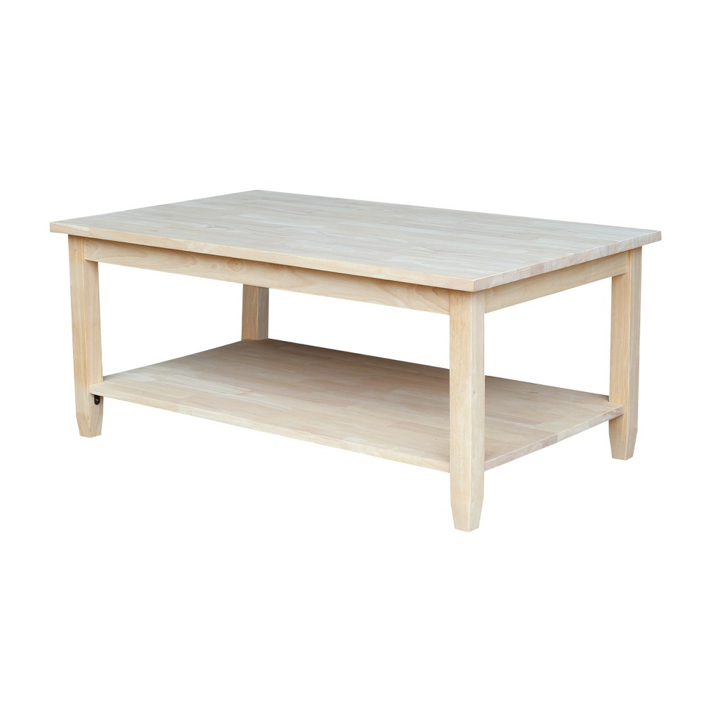 Photos - Coffee Table Solano  - International Concepts: Solid Parawood, Farmhouse St