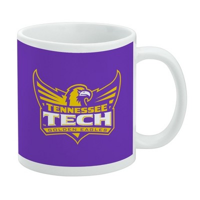Tennessee Technological University Primary Logo Ceramic Coffee Mug Novelty Gift Mugs for Coffee Tea and Hot Drinks 11oz White