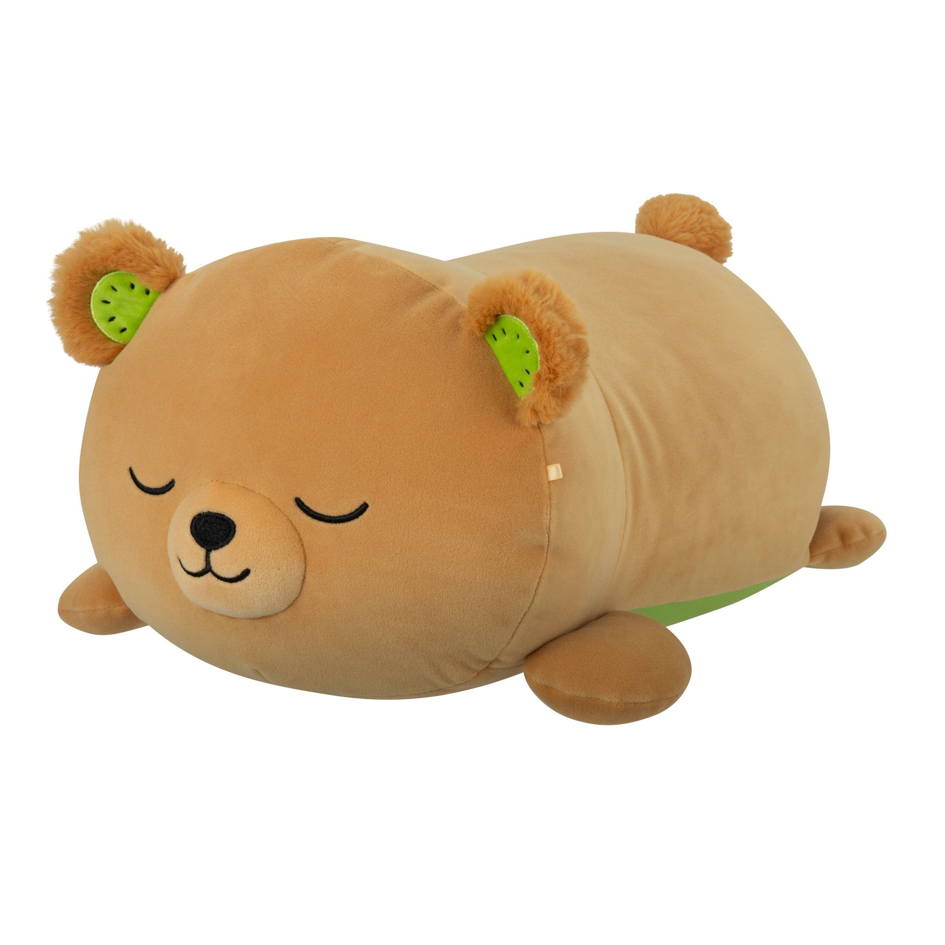 Squishmallows 8" Weighted Kiwi Bear Sleepamallow Stuffed Animal
