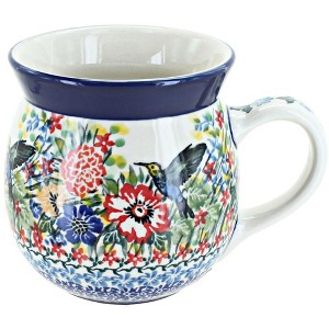 Blue Rose Polish Pottery Ceramika Artystyczna Bubble Mug - 1 of 2