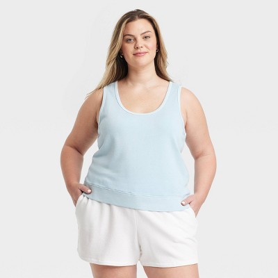Women's Leisure Studio French Terry Tank Top - Universal Thread™