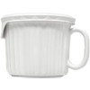 Corningware 20-Ounce Oven Safe Meal Mug with Vented Lid - French White - 2 of 4