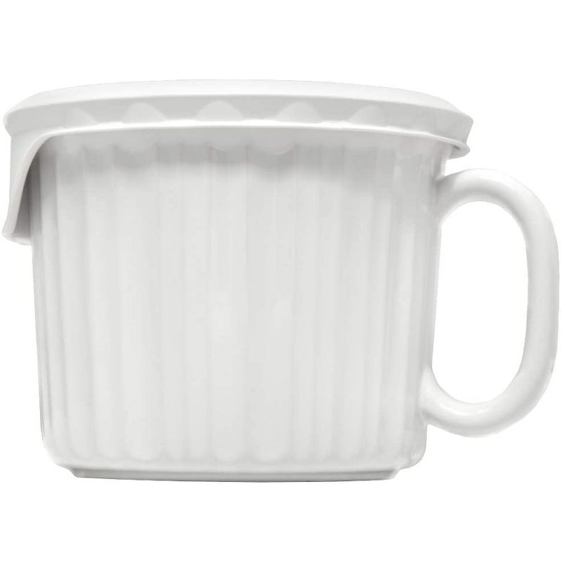 Corningware 20-Ounce Oven Safe Meal Mug with Vented Lid - French White, 2 of 6