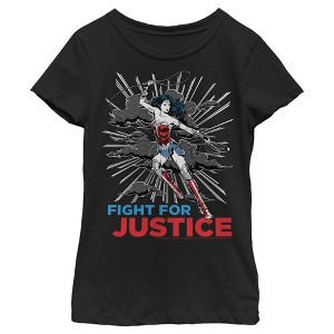 Girl's Wonder Woman 1984 Justice Fighter T-Shirt - 1 of 4