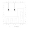 Livex Lighting Art Glass 1 - Light Pendant in  Brushed Nickel - 2 of 4