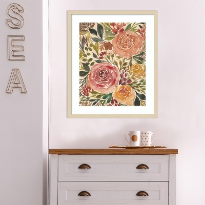 Amanti Art Antique Garden IV by Cheryl Warrick Wood Framed Wall Art Print 21 in. x 25 in.